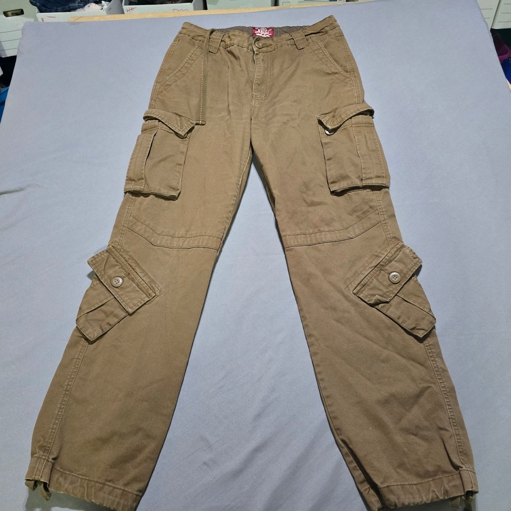 Matchstick Cargo Pants Mens L/32 Brown Union Workwear Utility Trousers